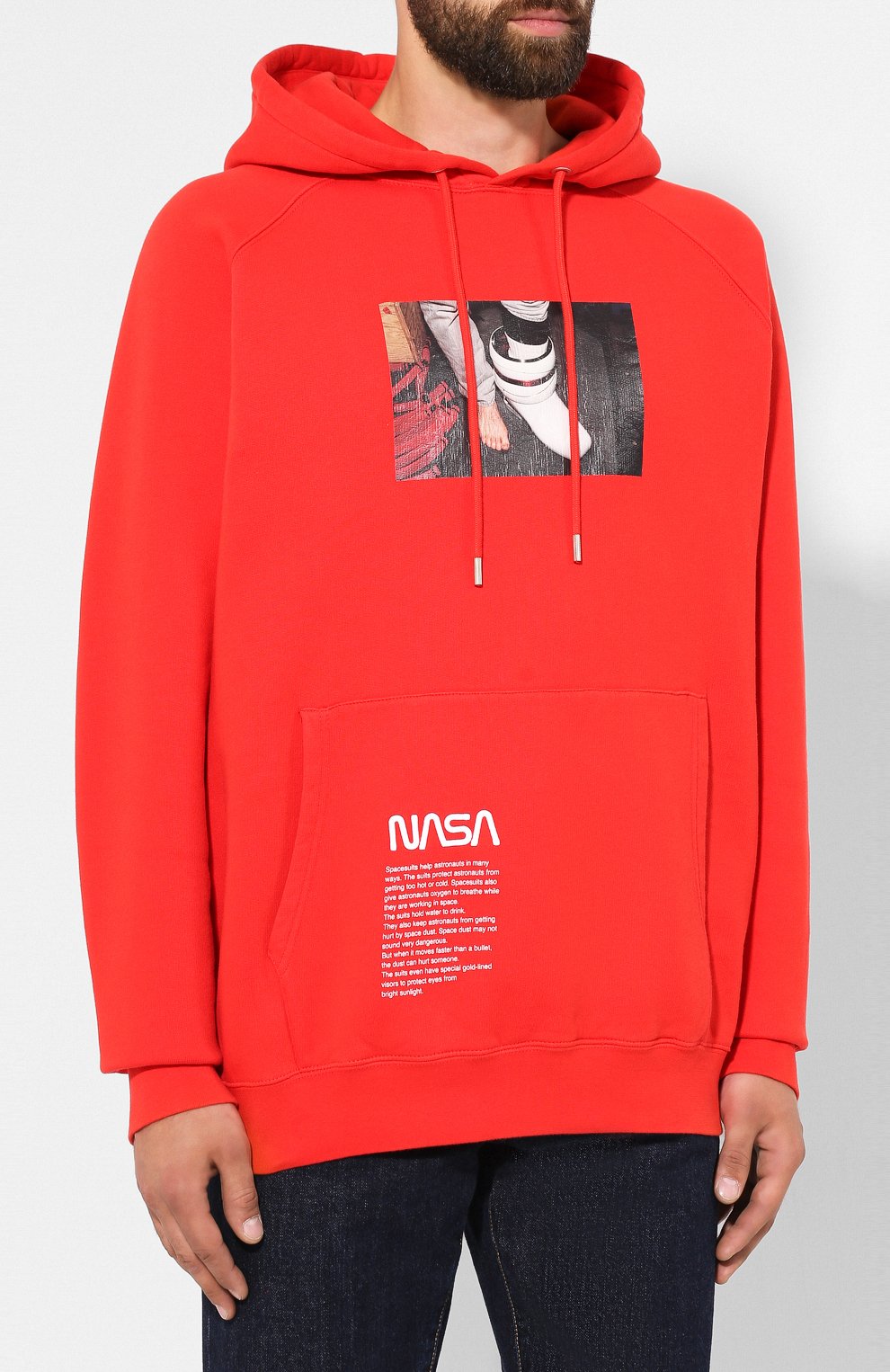 Хлопковое худи HERON PRESTON, арт. HMBB001F198080192088, фото 3