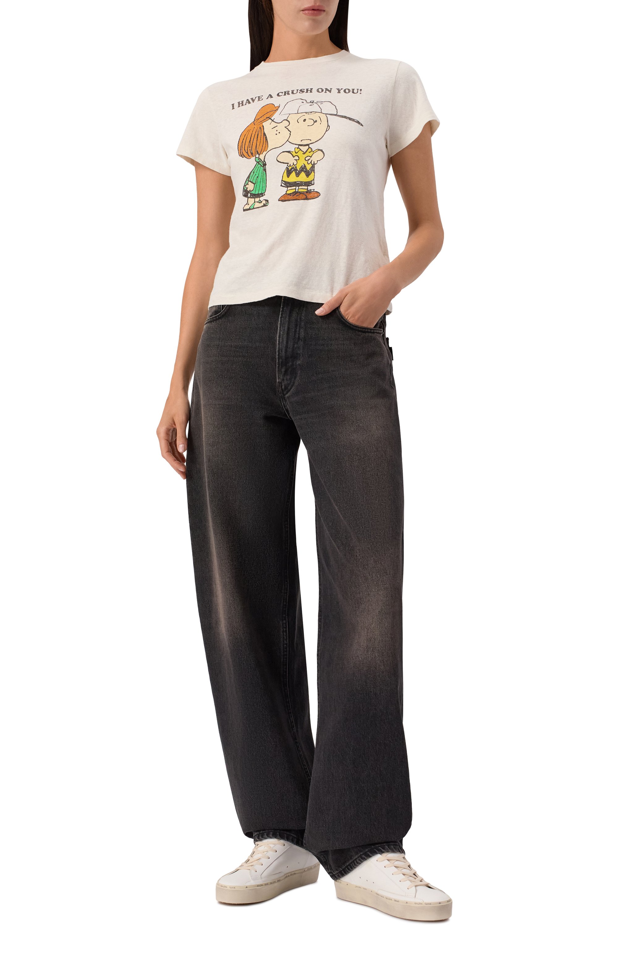 Хлопковая футболка RE/DONE, арт. 024-02WCGT343, фото 2