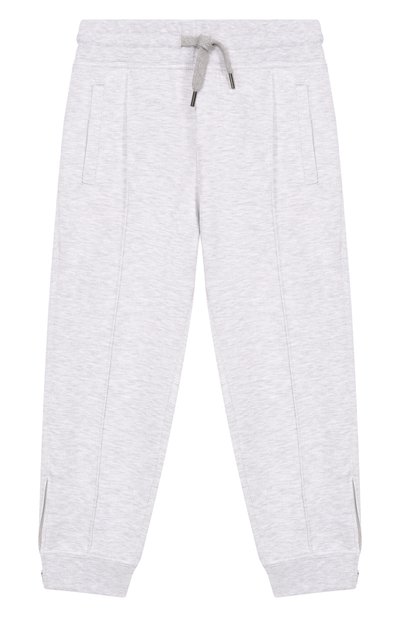 Джоггеры из хлопка и кашемира BRUNELLO CUCINELLI, арт. BM831E331A
