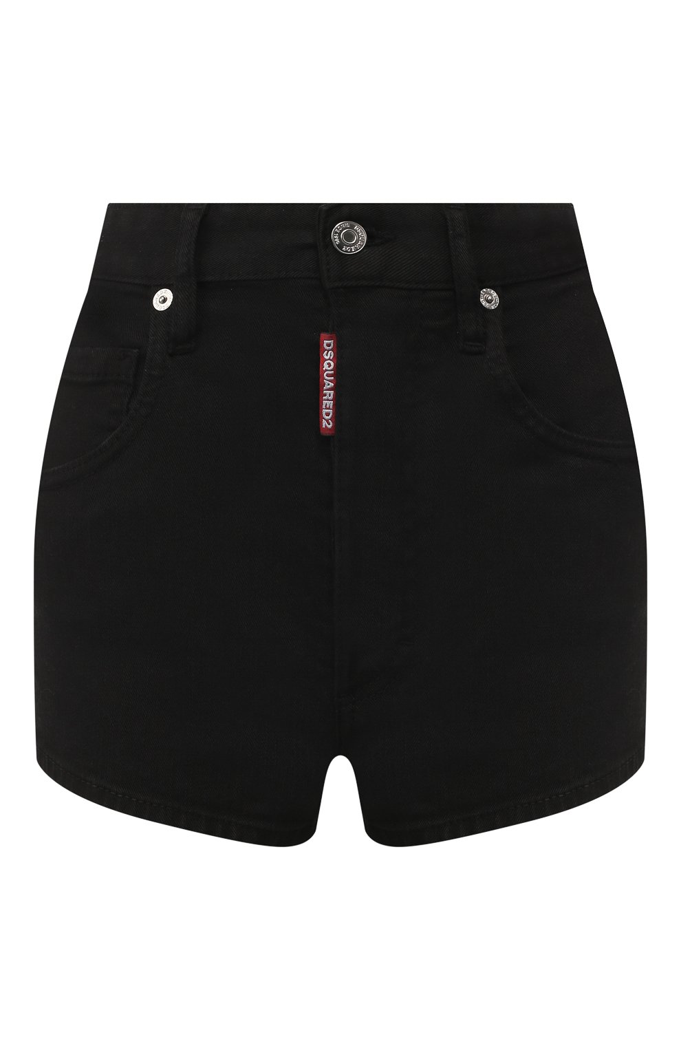 Джинсовые шорты DSQUARED2 черного цвета по цене 37750 руб., арт. S80MU0002/S39781, фото 1 Джинсовые шорты DSQUARED2, арт. S80MU0002/S39781, фото 1
