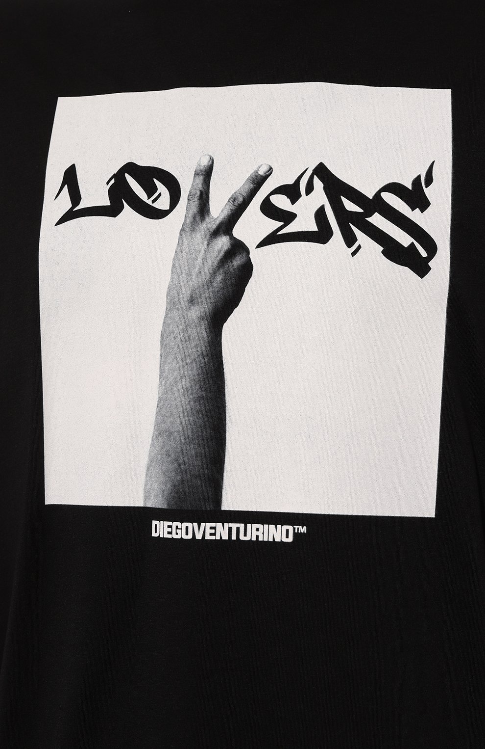 Хлопковая футболка DIEGO VENTURINO, арт. D3W4DVTS0ML0, фото 5