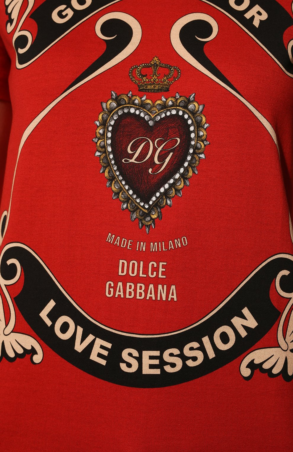 Хлопковая футболка DOLCE & GABBANA, арт. F8L61T/FI7S5/0UTLET AW22-23, фото 5