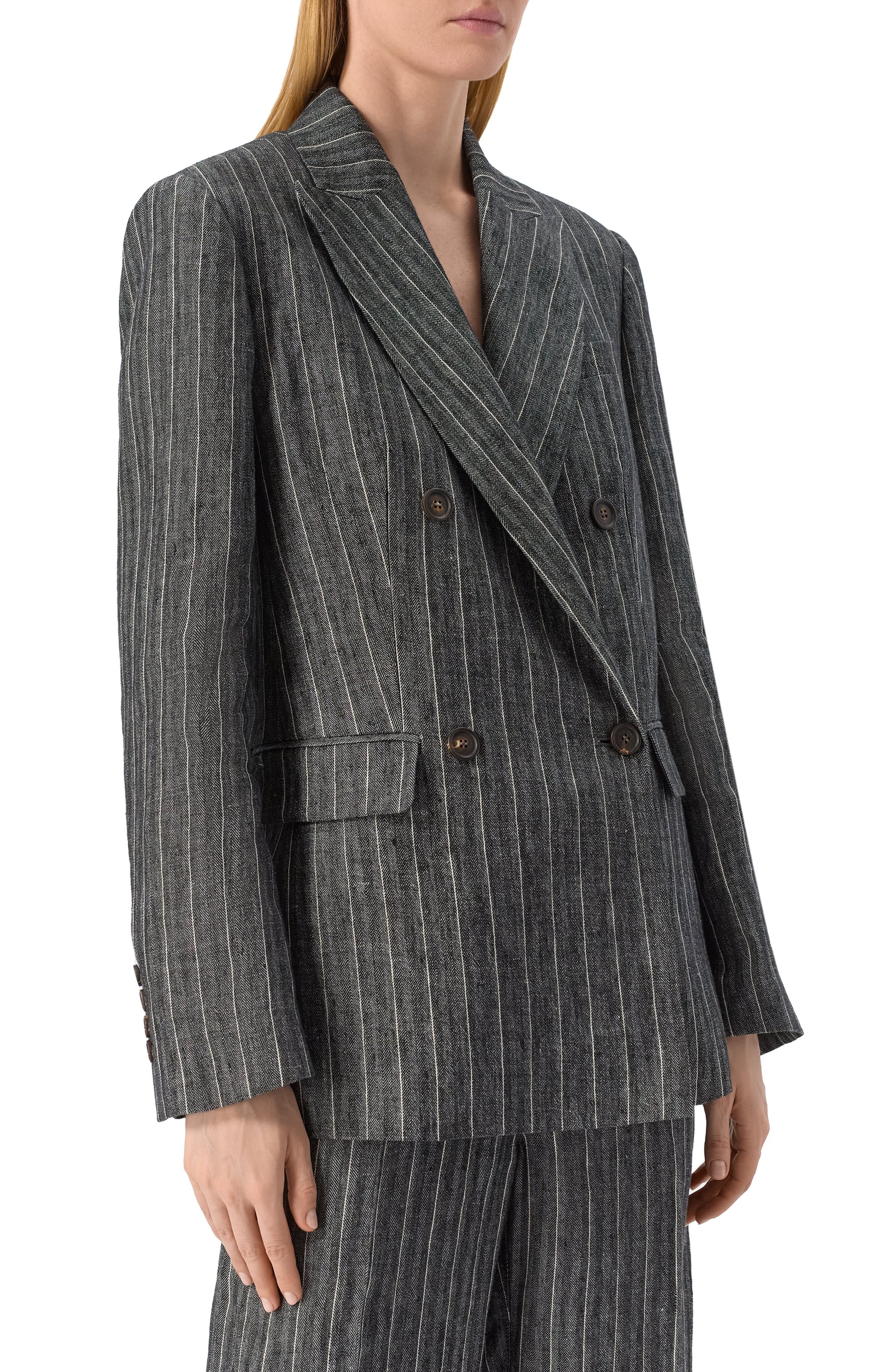 Льняной жакет BRUNELLO CUCINELLI, арт. MH5427086, фото 3