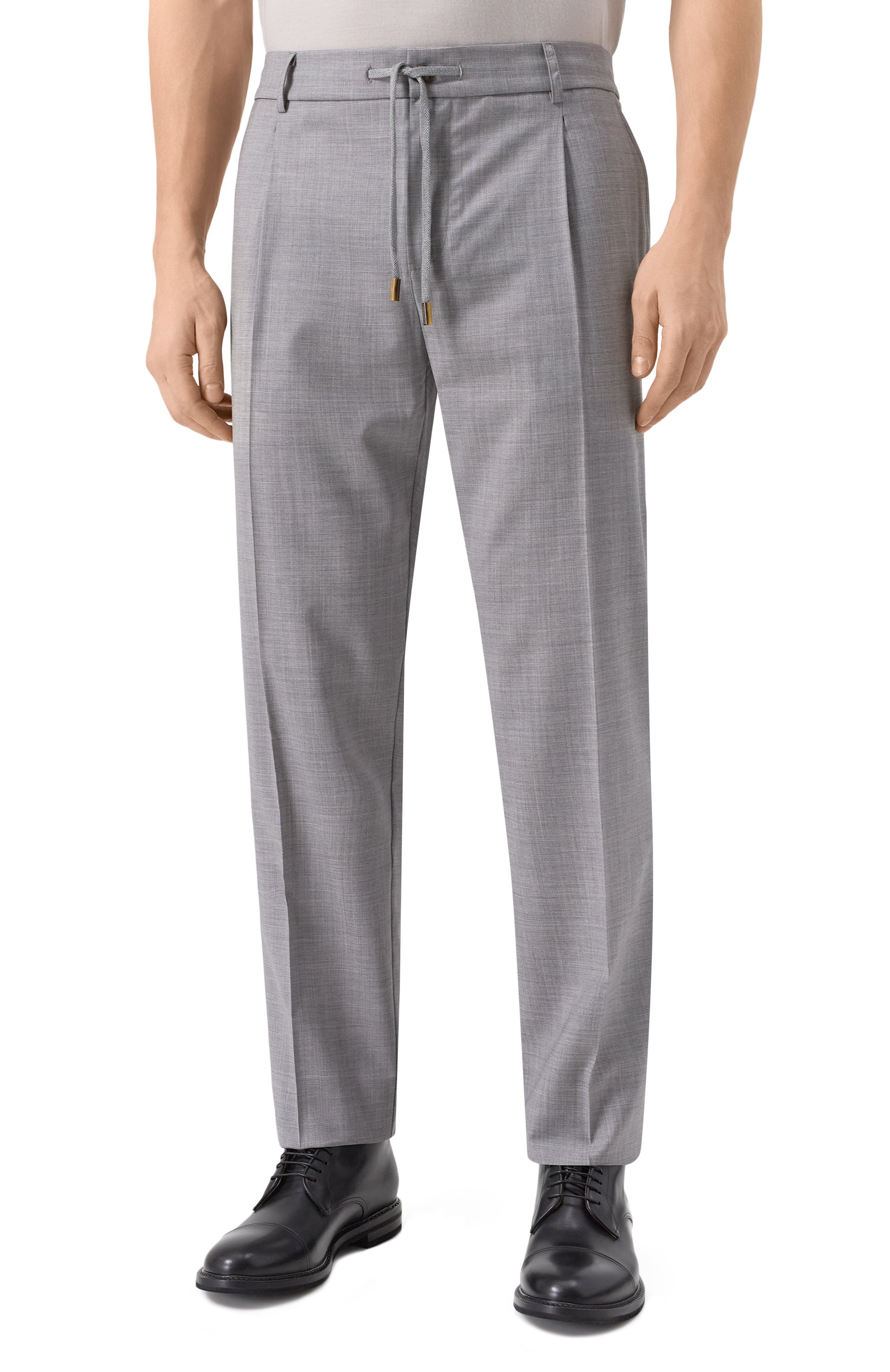 Шерстяные брюки CAPOBIANCO, арт. 18M805.UE00., фото 3