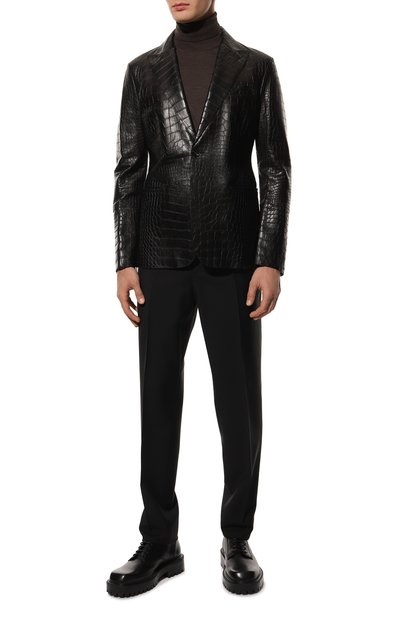 Пиджак из кожи крокодила GIORGIO ARMANI, арт. RSG05P/RSP10, фото 2