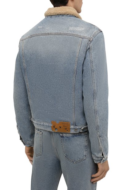 Джинсовая куртка OFF-WHITE, арт. 0MYE074F21DEN002, фото 4