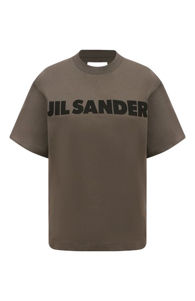 Женская хлопковая футболка JIL SANDER, арт. J02GC0001/J20215