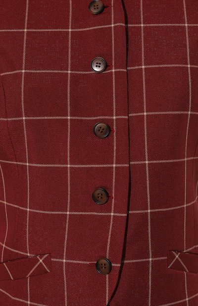 Жилет из шелка и шерсти LESYANEBO, арт. SS24/H-411/CR, фото 5