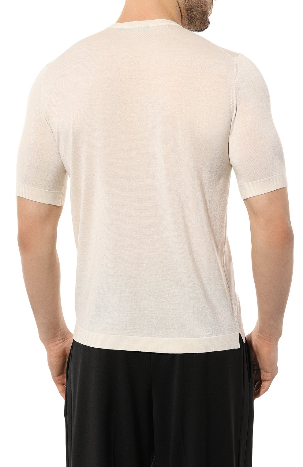 Джемпер из шерсти и шелка ANDREA CAMPAGNA, арт. TS0MC/LSC18R, фото 4