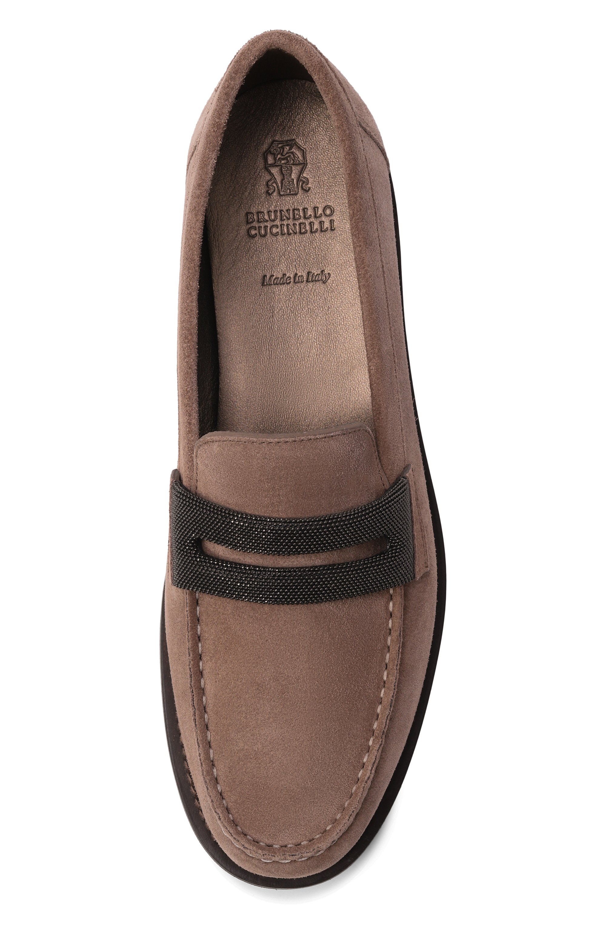 Замшевые пенни-лоферы BRUNELLO CUCINELLI, арт. MZSFG3237, фото 6