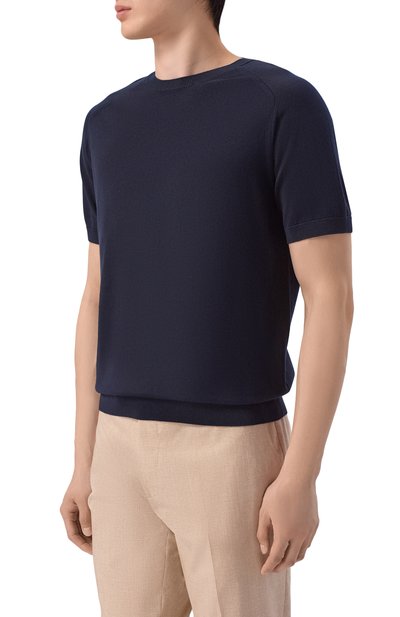 Джемпер из шелка и хлопка KITON, арт. UMM0782, фото 3