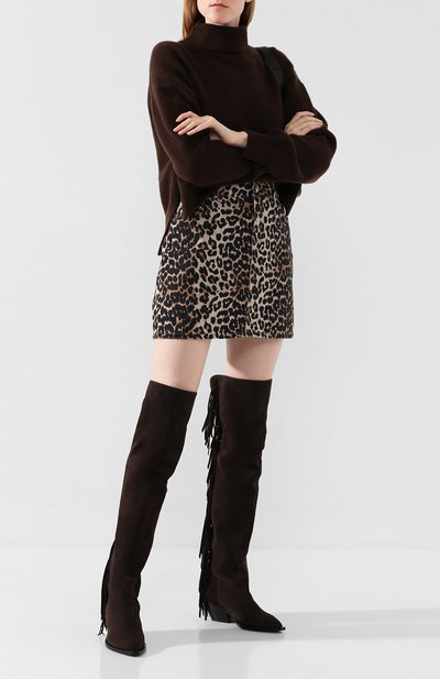 Замшевые ботфорты A.F.VANDEVORST, арт. 192 X4453-001, фото 2