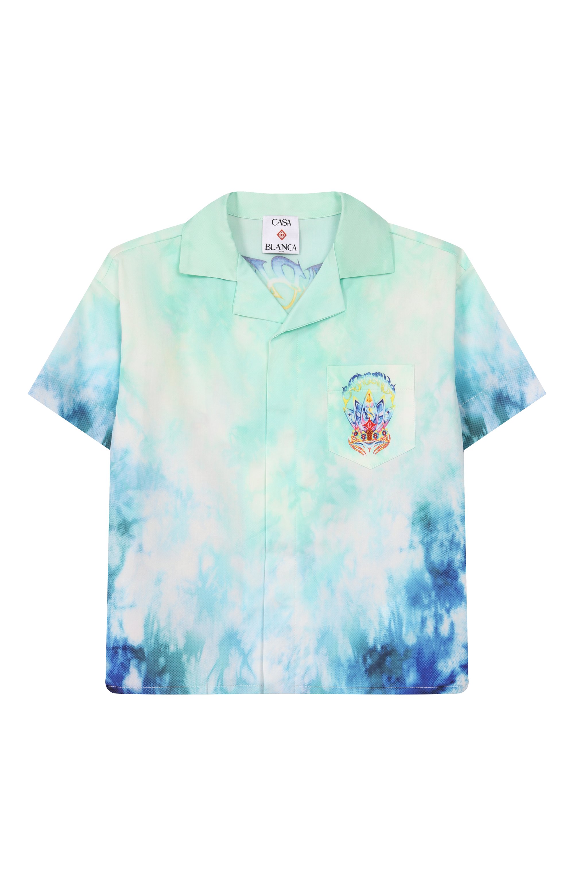 Хлопковая рубашка CASABLANCA, арт. K-SP26-SH-180-01-EX-BC, фото 1