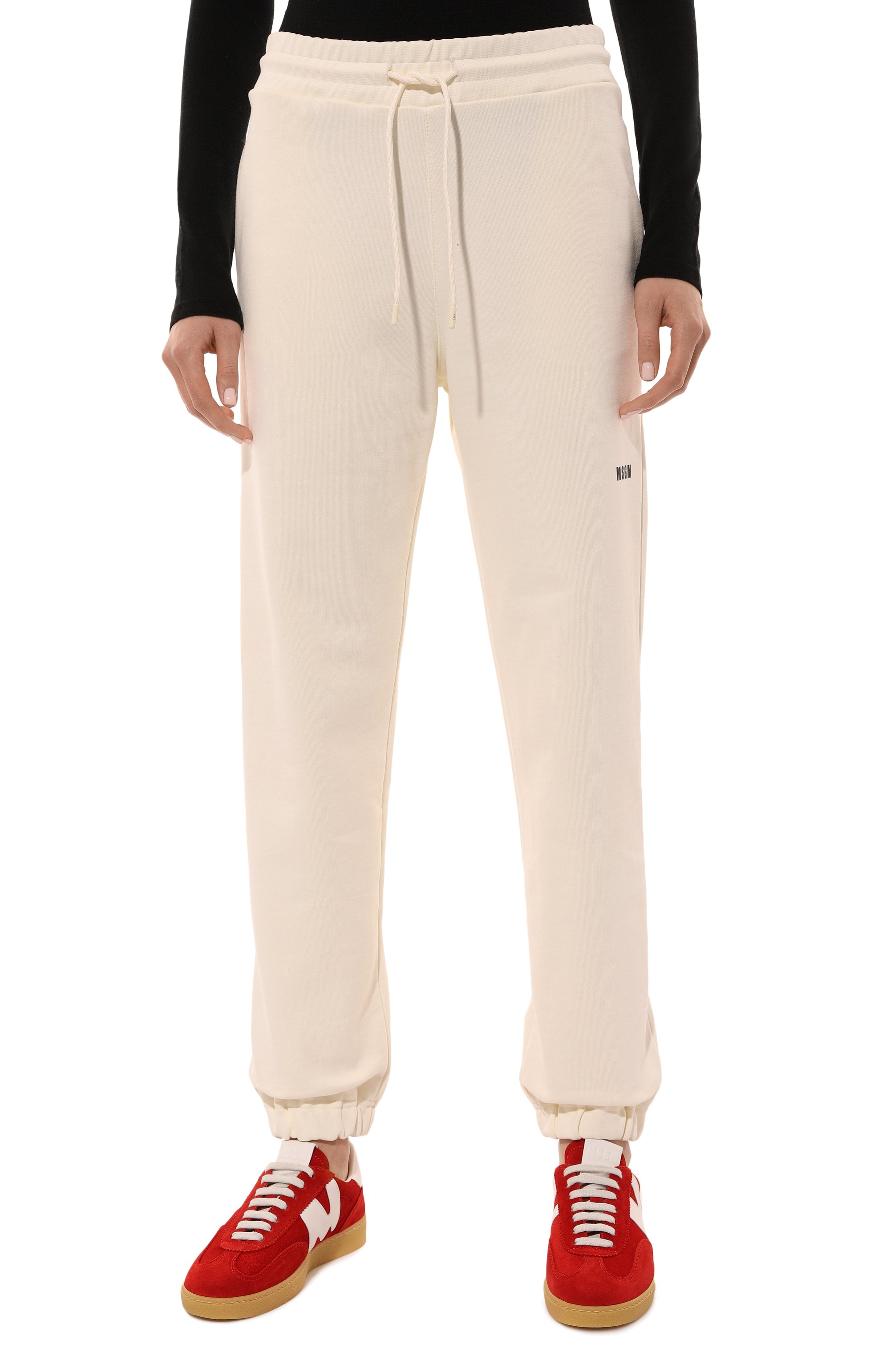 Хлопковые джоггеры MSGM, арт. 2000MDP500/300000, фото 3