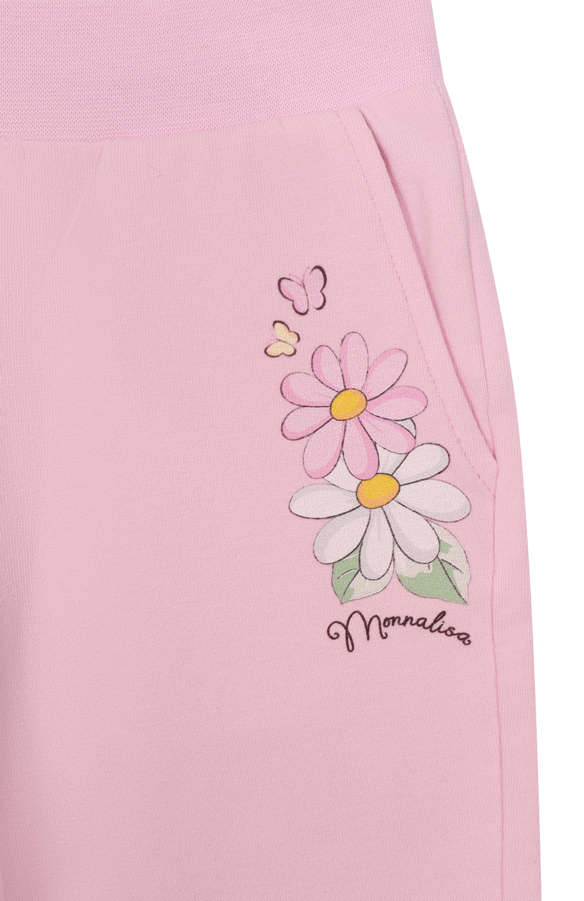 Хлопковые джоггеры MONNALISA, арт. 39E406, фото 3