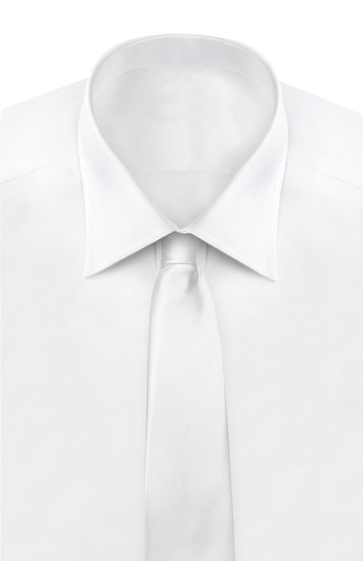 Галстук BRIONI белого цвета по цене 23750 руб., арт. 062H/PZ411, фото 2 Галстук BRIONI, арт. 062H/PZ411, фото 2