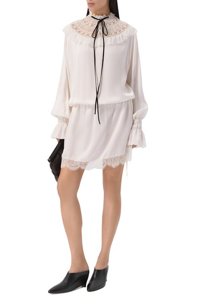 Атласное платье ANN DEMEULEMEESTER, арт. B0014415/FA134, фото 2