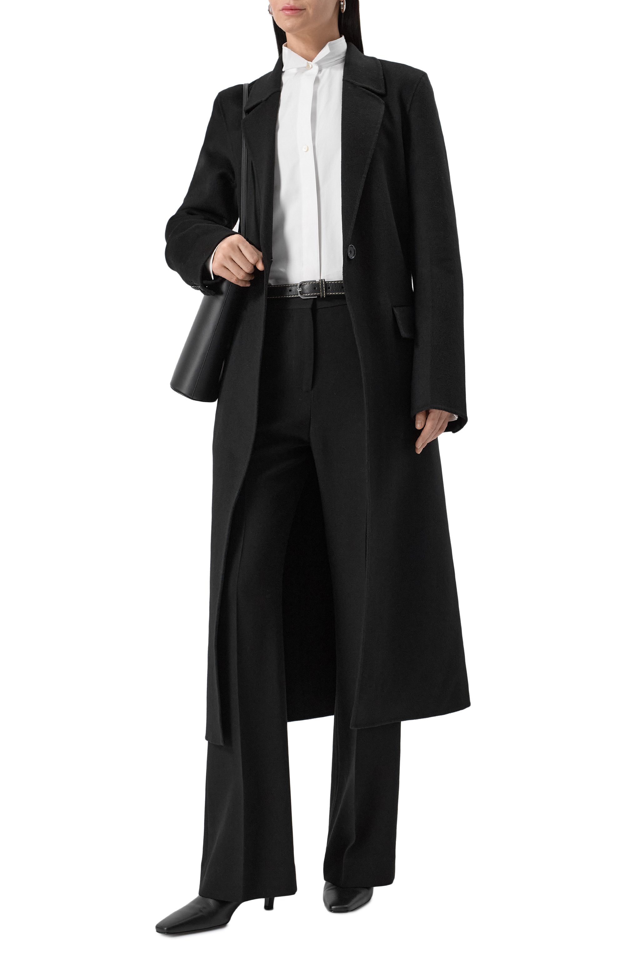 Хлопковая рубашка TOTEME белого цвета по цене 59200 руб., арт. 251-WRT4291-FB0342, фото 2 Хлопковая рубашка TOTEME, арт. 251-WRT4291-FB0342, фото 2