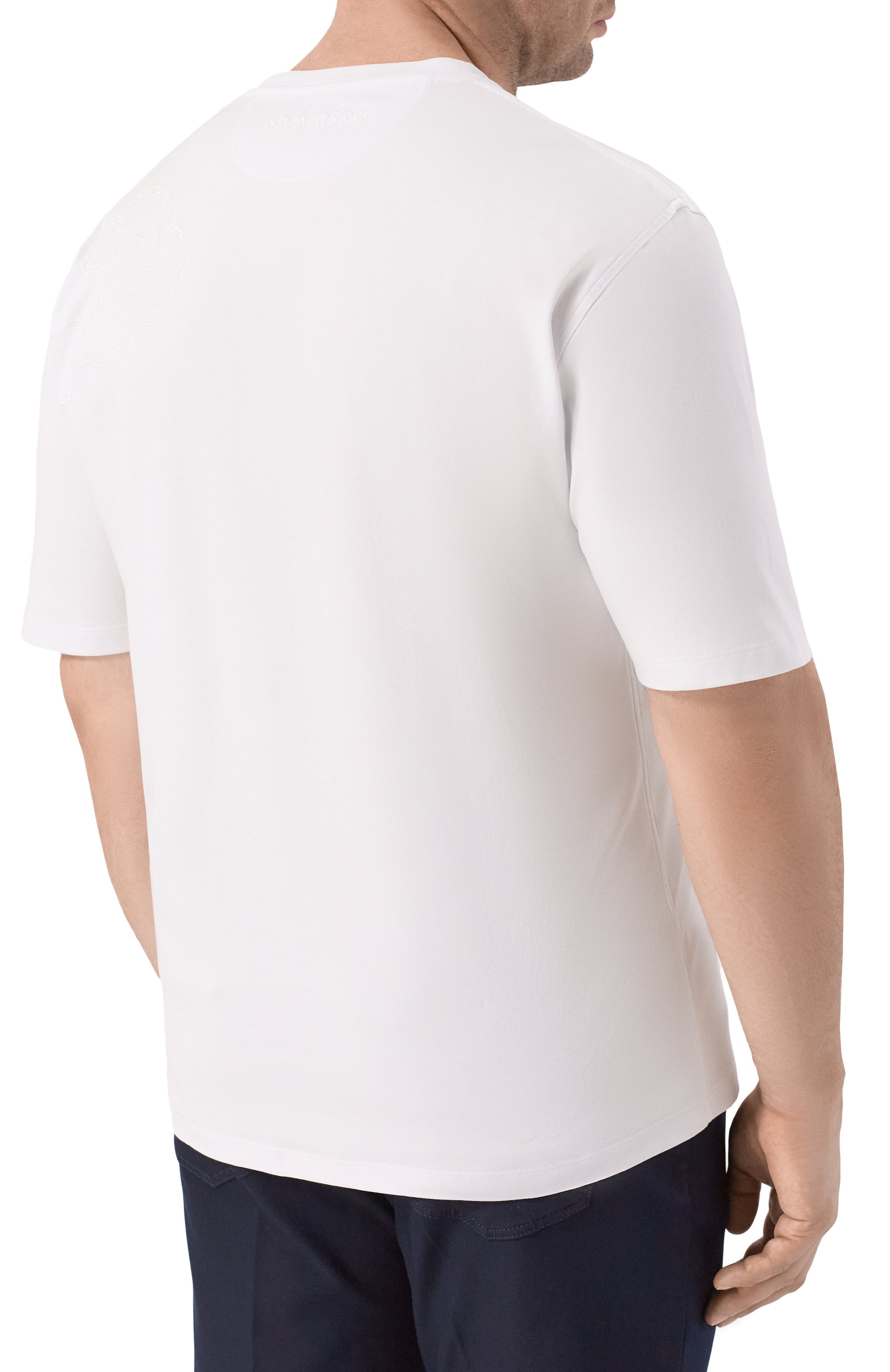 Хлопковая футболка STEFANO RICCI, арт. MNH6105080/LUXT, фото 4