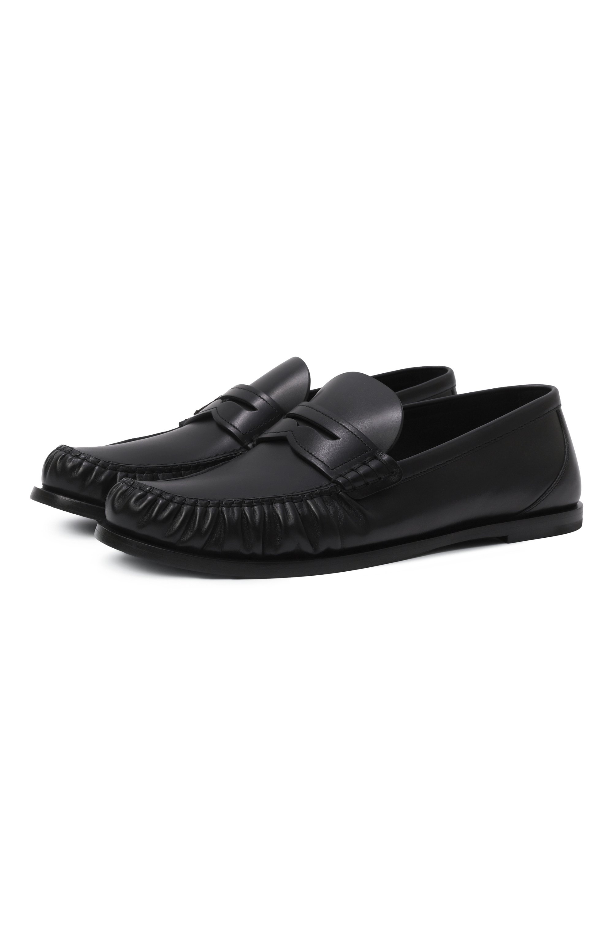 Кожаные пенни-лоферы laurent SAINT LAURENT черного цвета по цене 131000 руб., арт. 820618/AAELH, фото 1 Кожаные пенни-лоферы laurent SAINT LAURENT, арт. 820618/AAELH, фото 1
