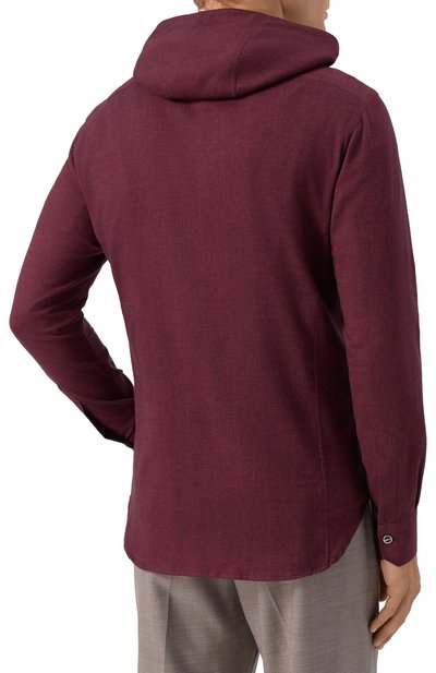 Рубашка из хлопка и лиоцелла KITON, арт. UMCMARH0944008, фото 4