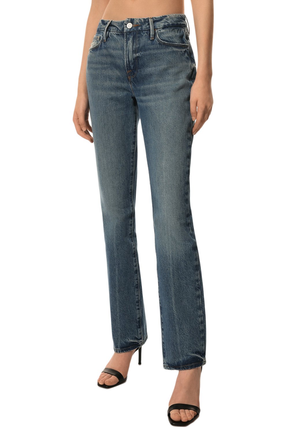 Джинсы FRAME DENIM тёмно-голубого цвета по цене 39950 руб., арт. LMB727, фото 3 Джинсы FRAME DENIM, арт. LMB727, фото 3