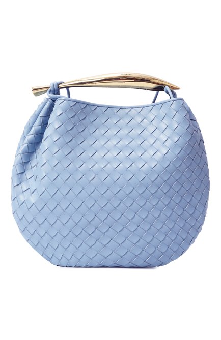 Женская сумка sardine medium BOTTEGA VENETA голубого цвета, арт. 754988-VCPP1 | Фото 1 (Размер: medium; Ма�териал сплава: Проставлено; Материал: Натуральная кожа; Драгоценные камни: Проставлено)