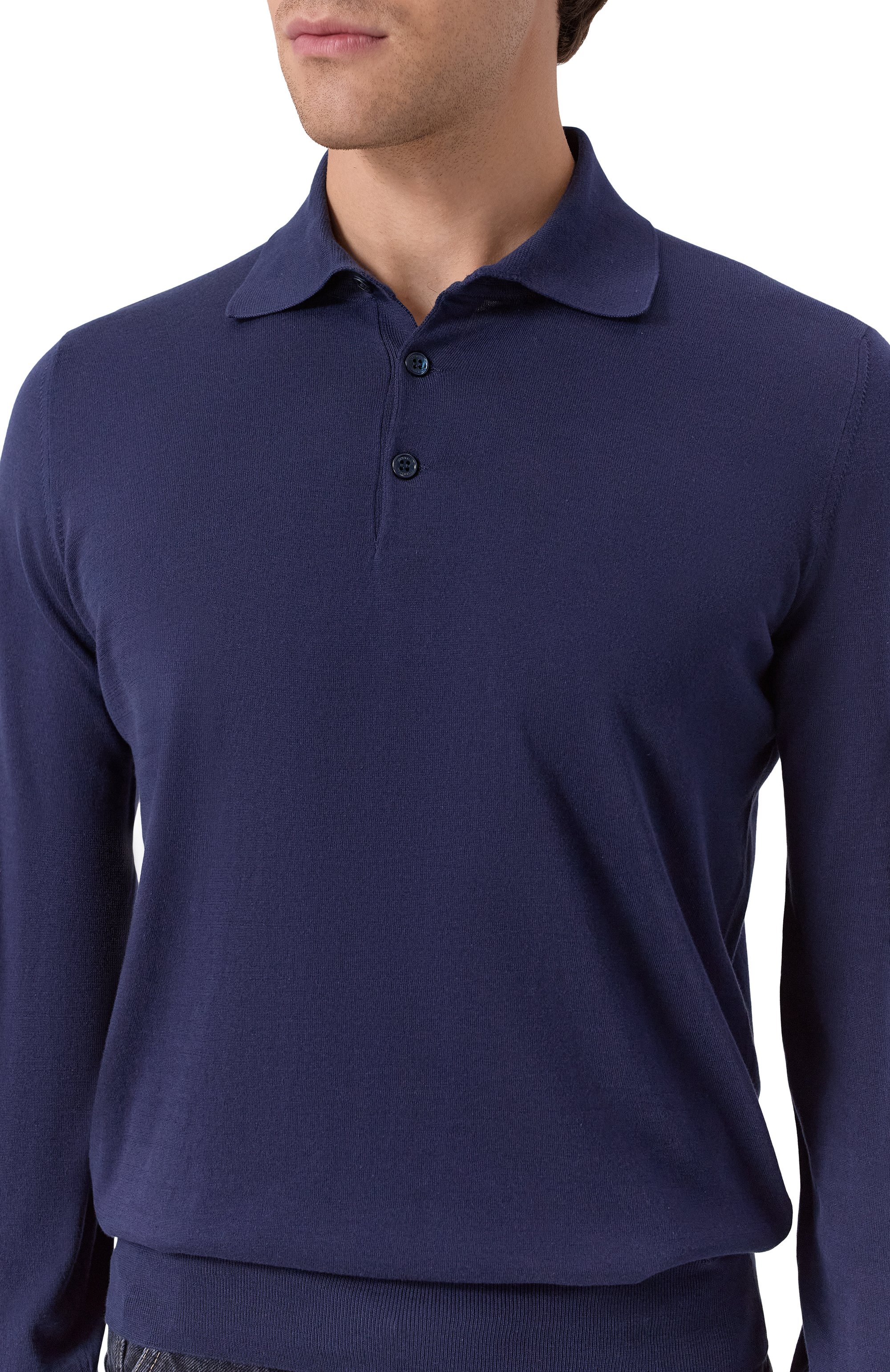 Хлопковое поло BRUNELLO CUCINELLI, арт. M29800135, фото 5