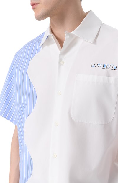 Хлопковая рубашка MSGM, арт. 3840ME02XY/257100, фото 5