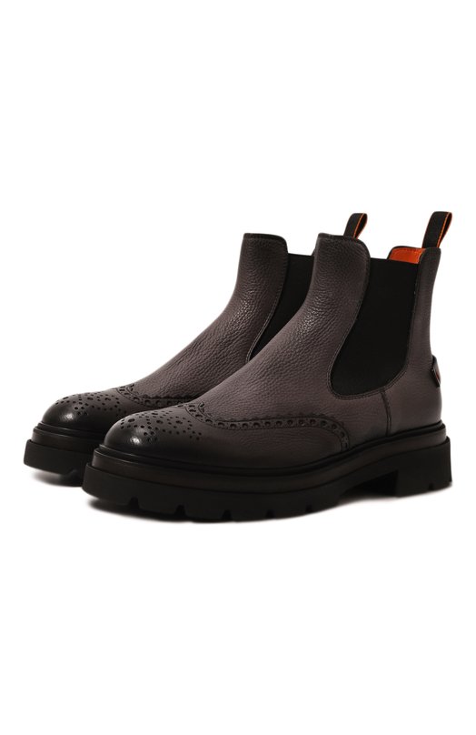 фото Кожаные челси milano santoni