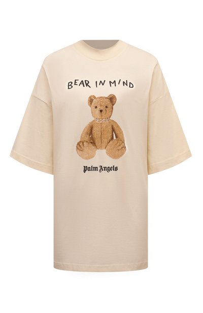 Женская хлопковая футболка PALM ANGELS, арт. PWAA017F24JER005