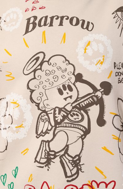 Хлопковое худи BARROW, арт. F3BWW0HS063, фото 5