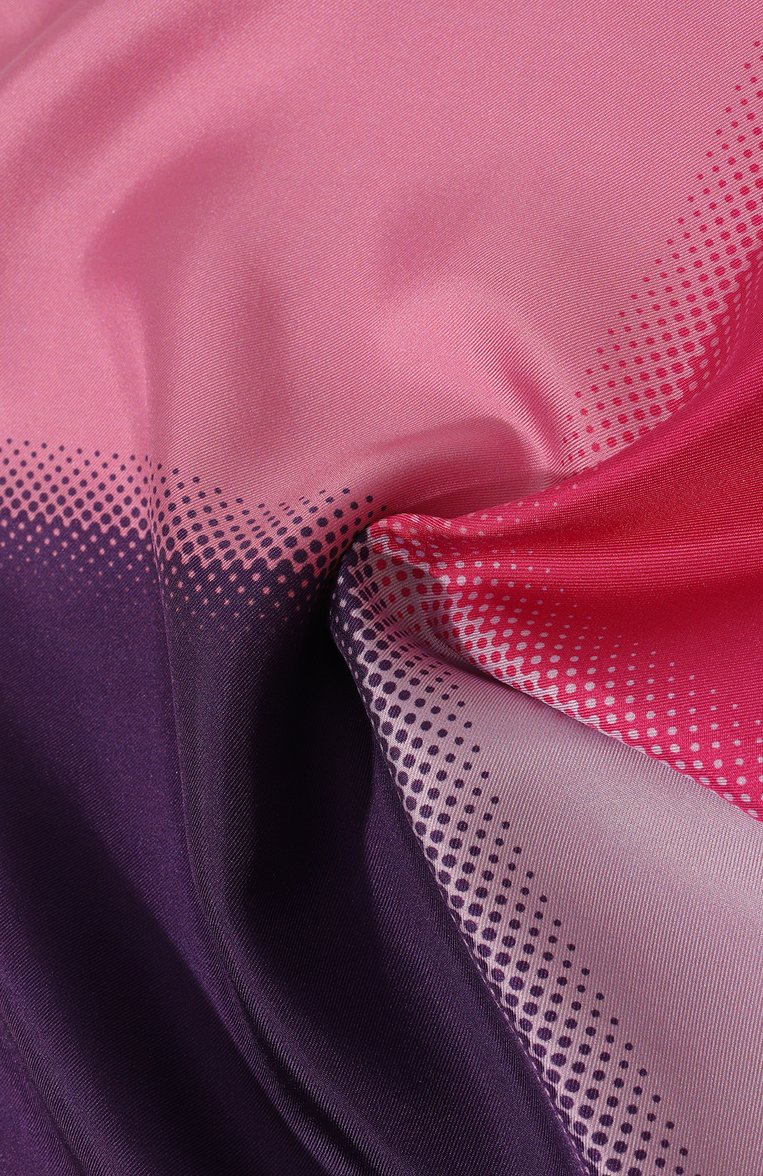 Мужской шелковый платок LANVIN фиолетового цвета, арт. 3853/HANDKERCHIEF | Фото 3 (Материал: Текстиль, Шелк; Нос: Не проставлено; Материал сплава: Проставлено)