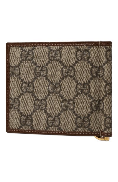 Зажим для купюр GUCCI коричневого цвета по цене 39950 руб., арт. 700686/92TCG, фото 2 Зажим для купюр GUCCI, арт. 700686/92TCG, фото 2