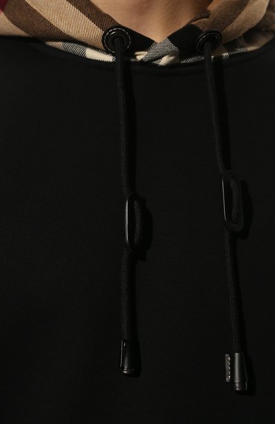 Хлопковое худи BURBERRY, арт. 8045004, фото 5