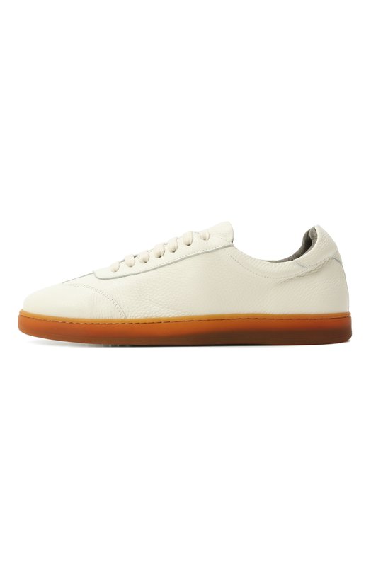 Кожаные кеды Corneliani 25TM60-2520910 Белый  25TM60-2520910 Фото 4