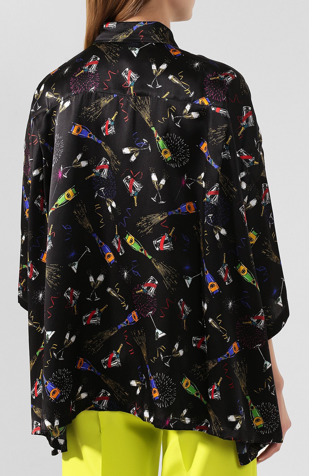 Шелковая блузка BALENCIAGA, арт. 595038/TGLF1, фото 4