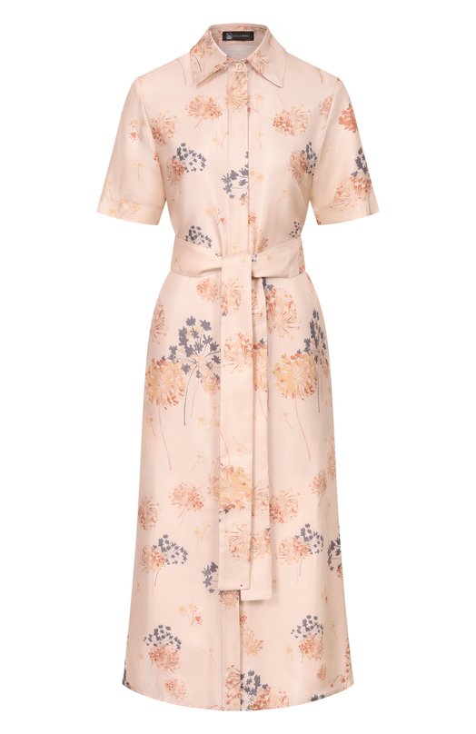 Шелковое платье Colombo AB00358/F/T0666-11-2E Бежевый AB00358/F/T0666-11-2E