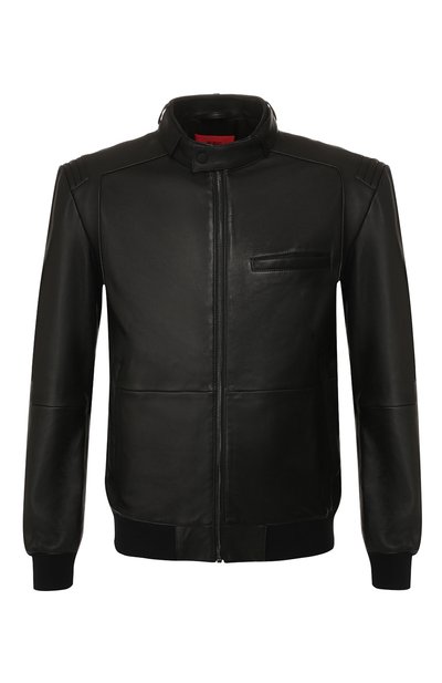 Кожаный бомбер HUGO, арт. 50420510, фото 1