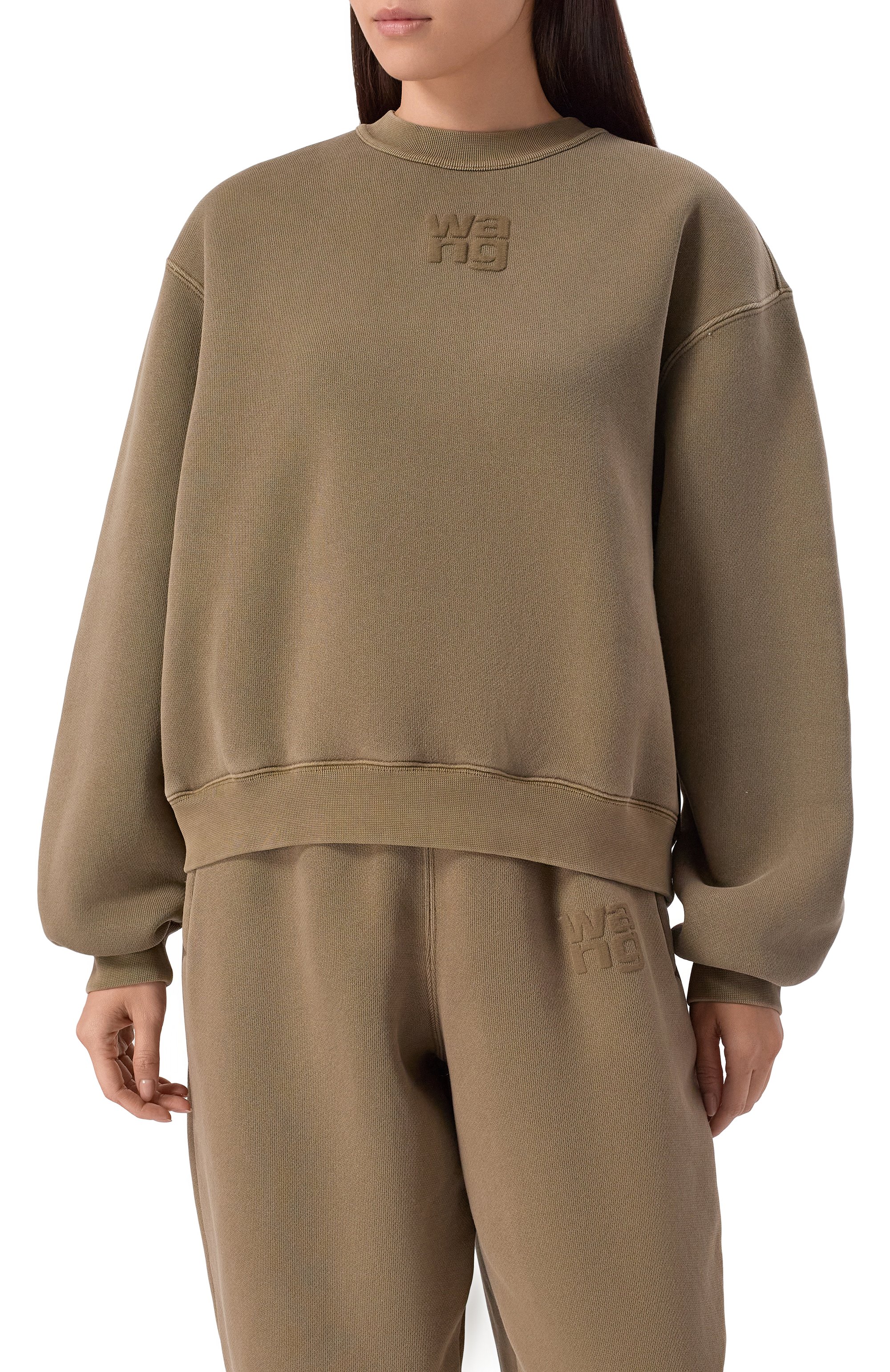 Хлопковый свитшот ALEXANDERWANG.T, арт. 4CC3241518, фото 3