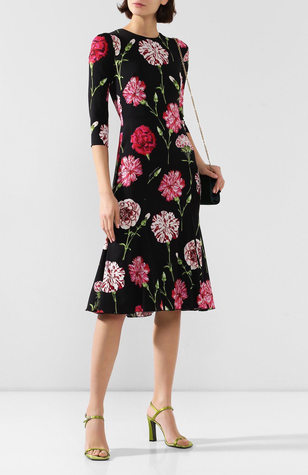Шелковое платье DOLCE & GABBANA, арт. F66B0T/FSAY7, фото 2