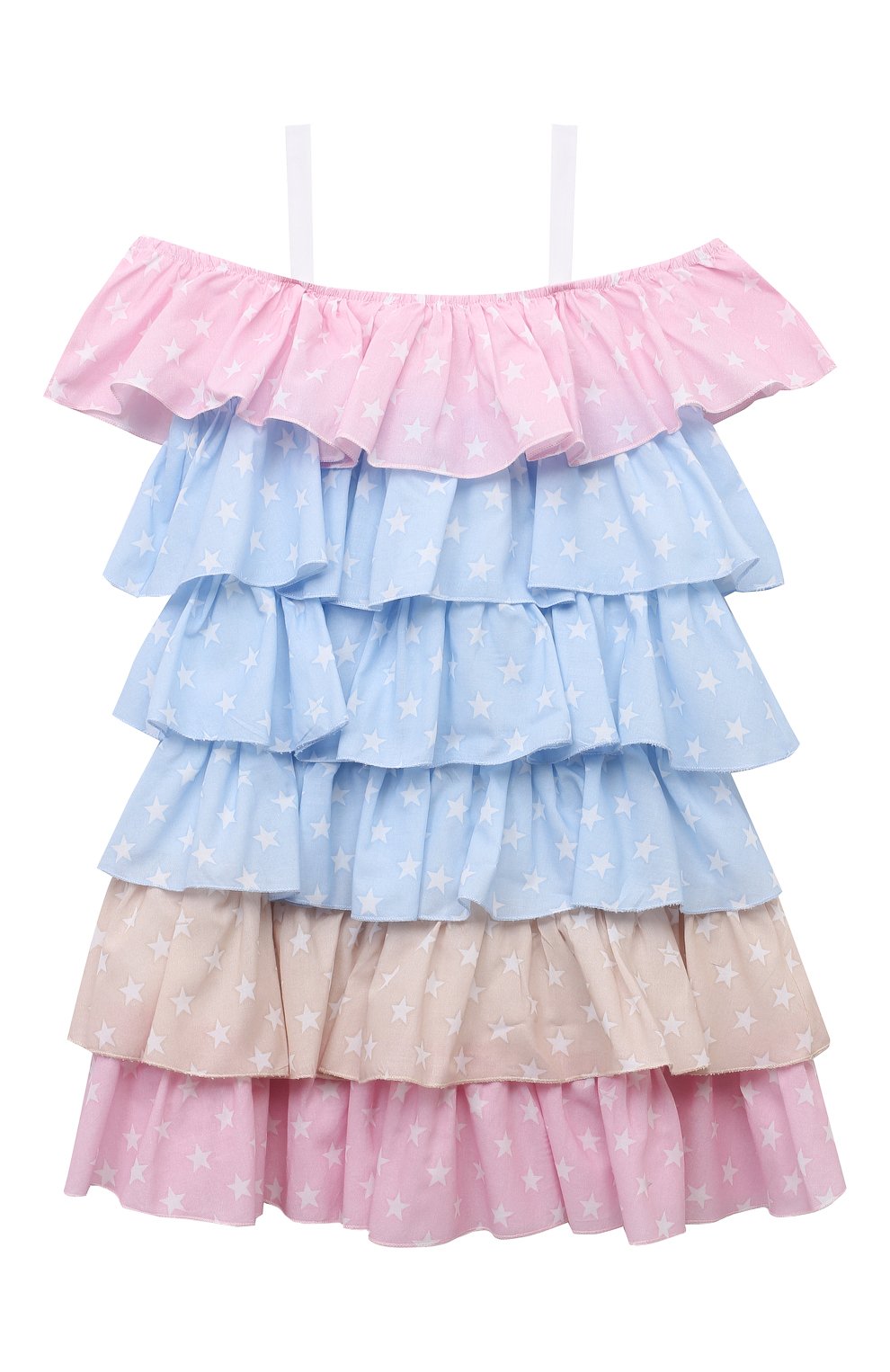 Хлопковое платье MONNALISA, арт. 19C062, фото 2