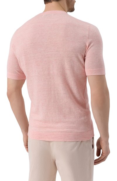 Футболка изо льна и хлопка BRUNELLO CUCINELLI, арт. M2L00340, фото 4