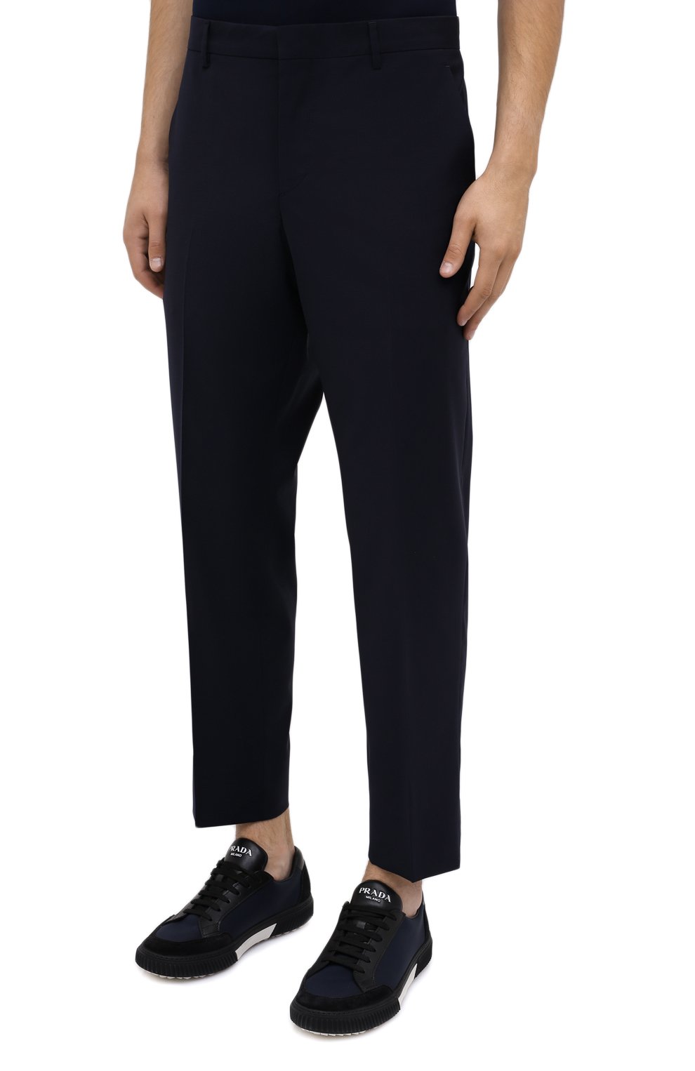 Шерстяные брюки PRADA, арт. UP0100-1W1T-F0124-202, фото 3