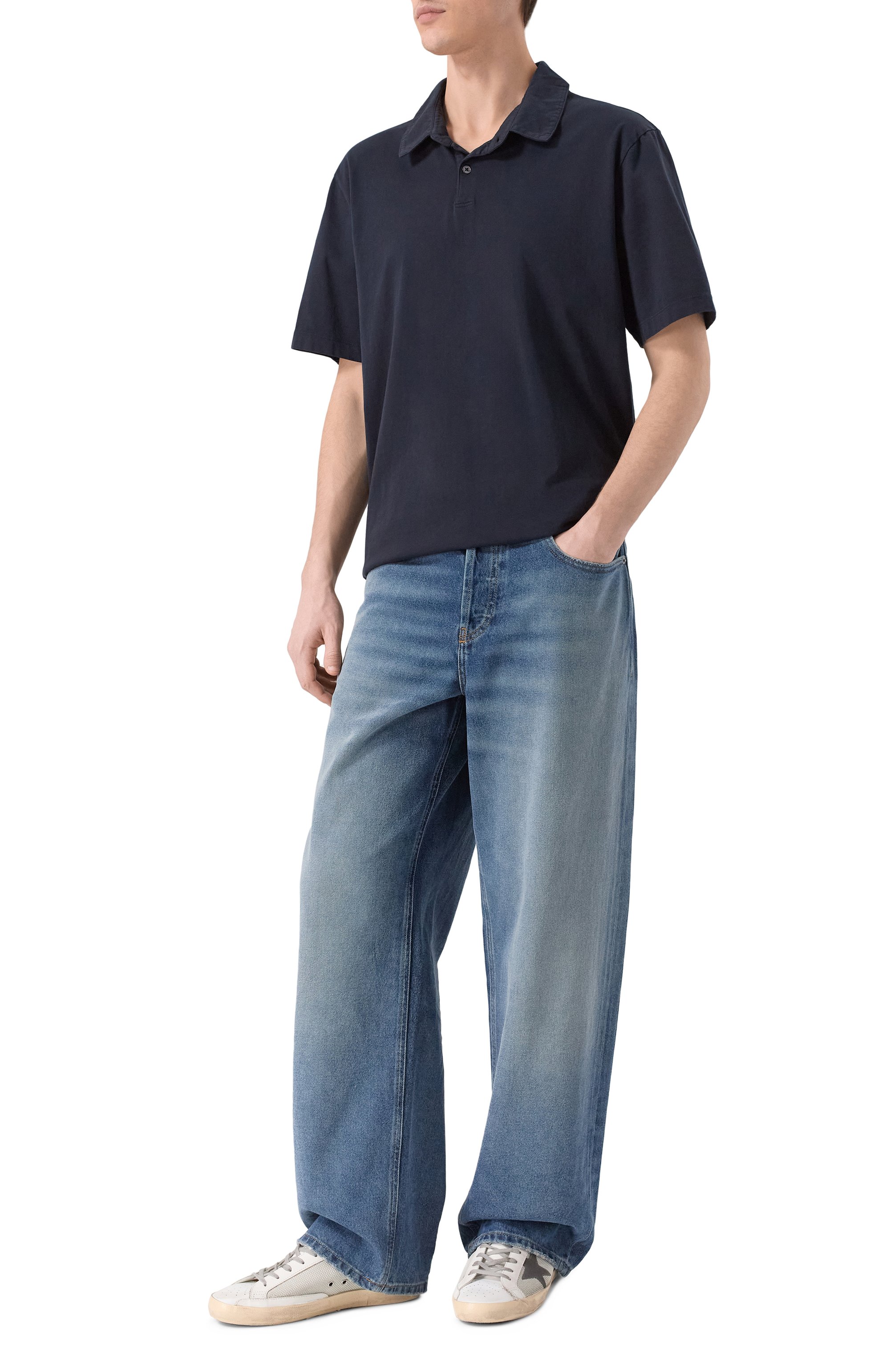 Хлопковое поло JAMES PERSE, арт. MSX3337, фото 2