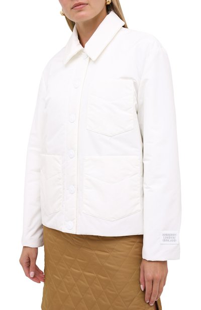 Куртка BURBERRY белого цвета по цене 119000 руб., арт. 8030855, фото 3 Куртка BURBERRY, арт. 8030855, фото 3
