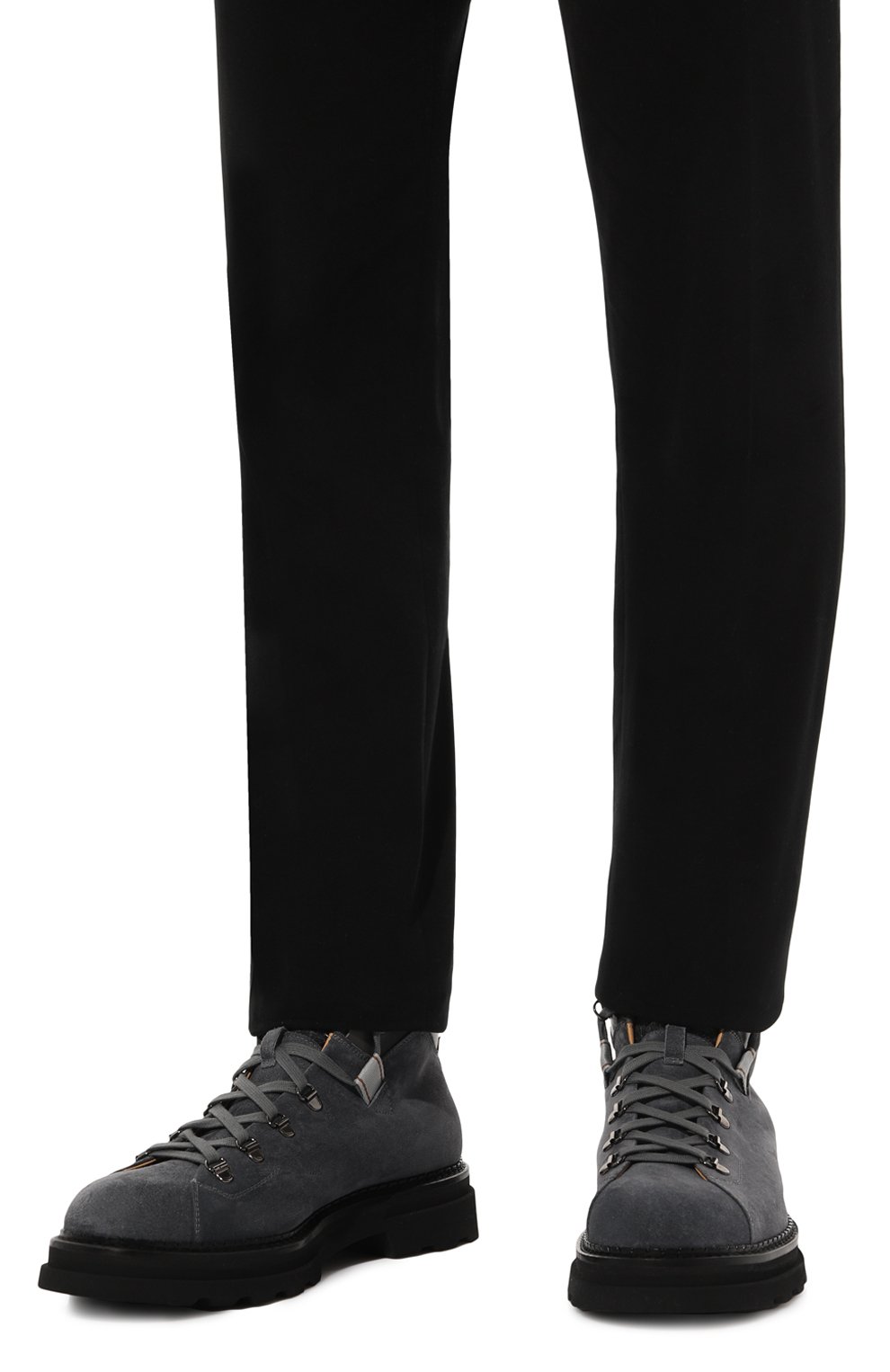 Замшевые хайкеры CAMERLENGO, арт. 16626/0PERA FUM0, фото 3