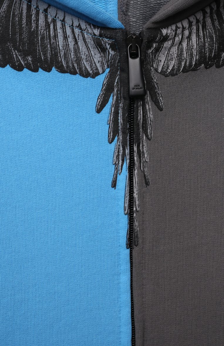 Детский хлопковая толстовка MARCELO BURLON KIDS OF MILAN голубого цвета, арт. 21E/B/MB/2202/0020/8-14Y | Фото 3 (Материал внешний: Хлопок; Рукава: Длинные; Мальчики Кросс-КТ: Толстовка-одежда; Региональные ограничения белый список (Axapta Mercury): RU; Материал сплава: Проставлено; Драгоценные камни: Проставлено; Ростовка одежда: 10 - 11 лет | 140 - 146см, 12 лет | 152 см, 13 - 15 лет | 158 см, 8 лет | 128 см)
