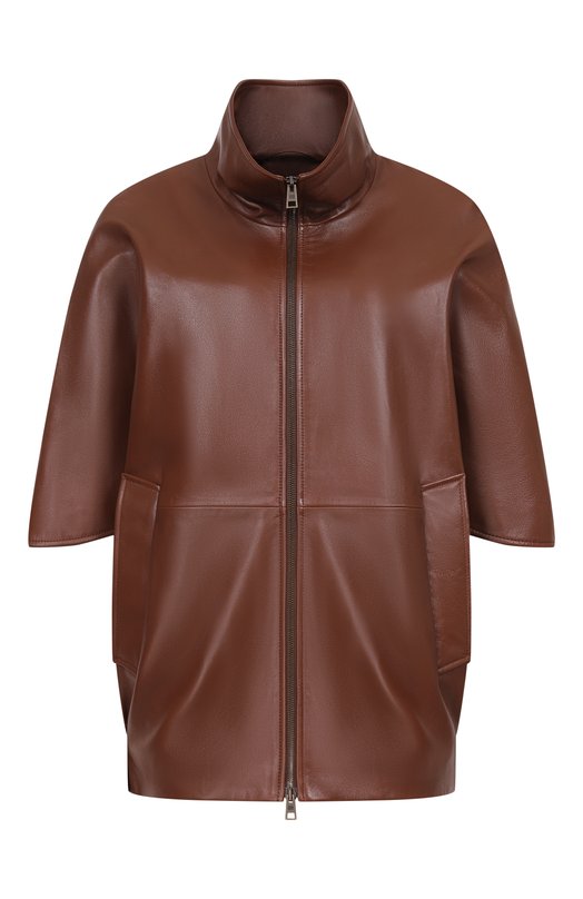 Кожаная куртка Balenciaga 871987/TUS11 Коричневый 871987/TUS11