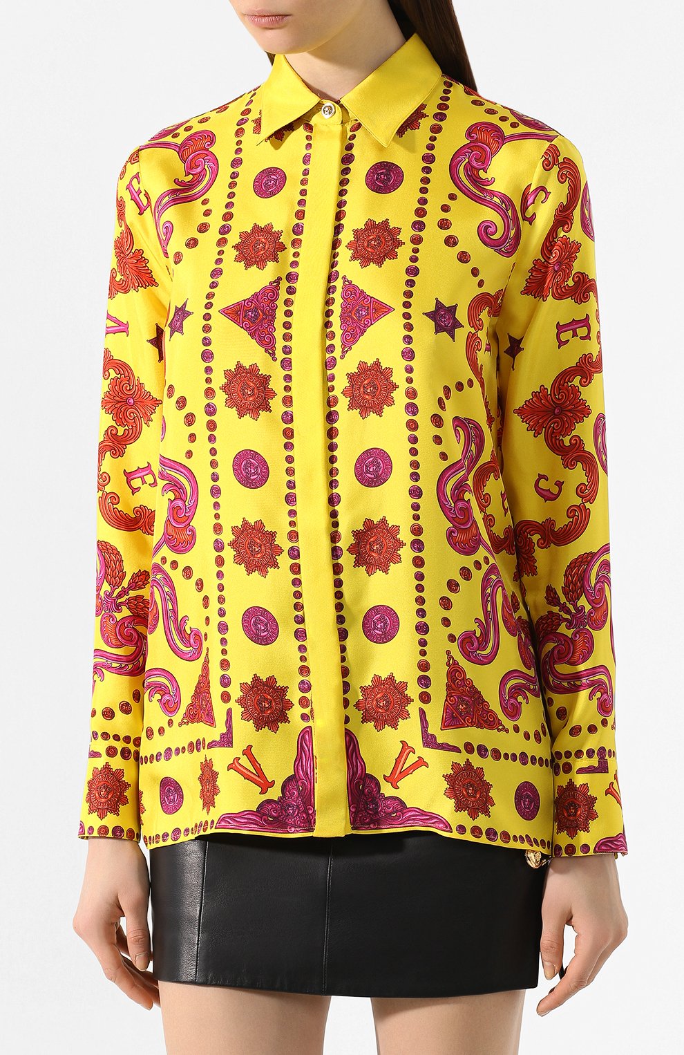 Шелковая рубашка VERSACE, арт. A82662/A232646, фото 3